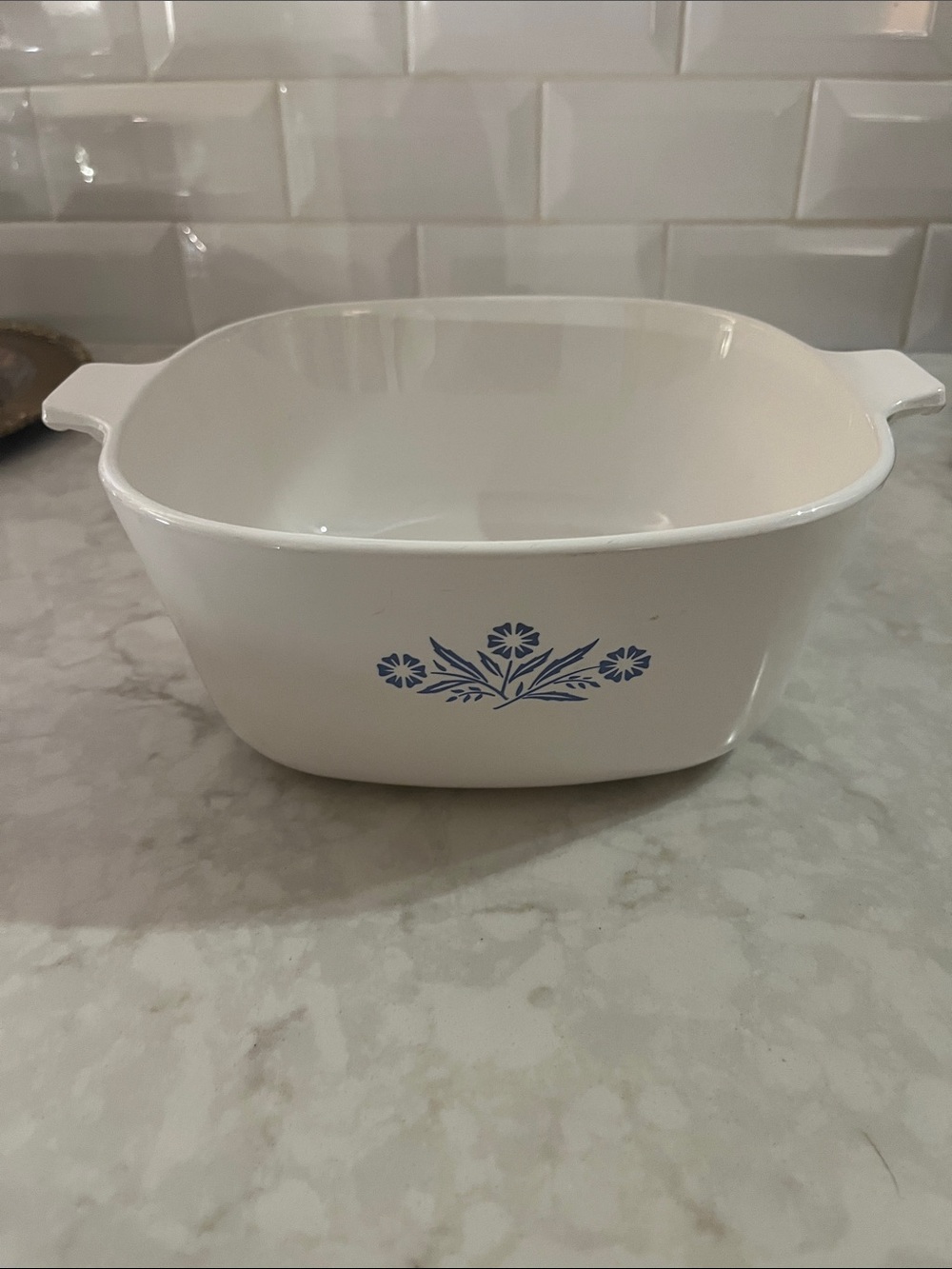 Vintage Corning Ware Blue Cornflower 2.5 Qt Casserole Dish P-2 1/2-B No Lid USA